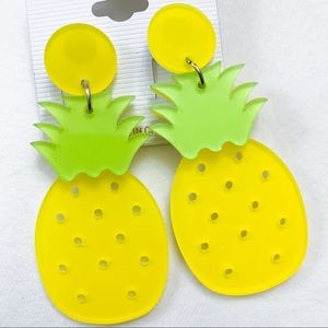 Pineapple Shape Drop Earrings